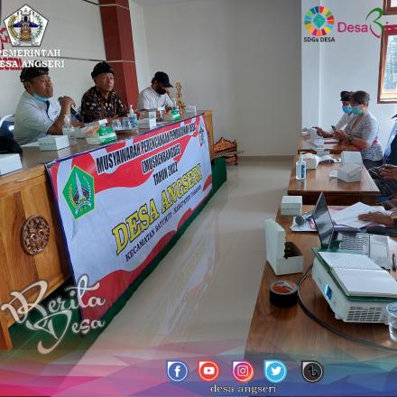 MUSYAWARAH PERENCANAAN PEMBANGUNAN DESA DALAM RANGKA PENETAPAN RKPDESA TAHUN 2023 DAN DURKP TH 2024