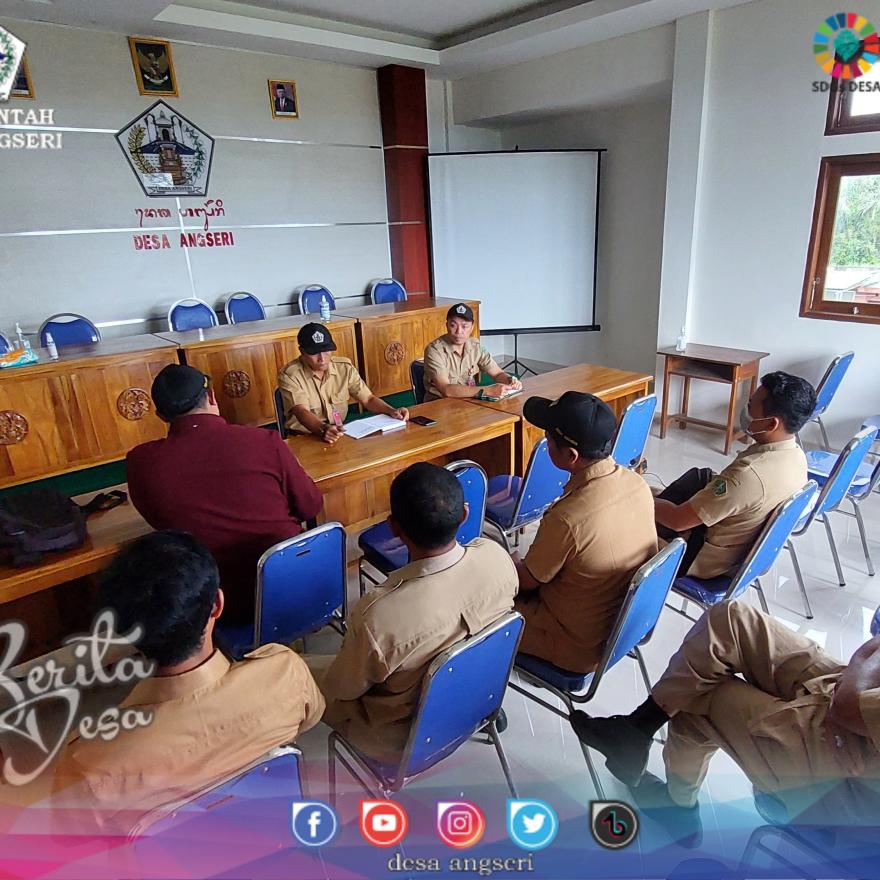 Rapat Persiapan Bulan Bahasa Bali di Desa Angseri 