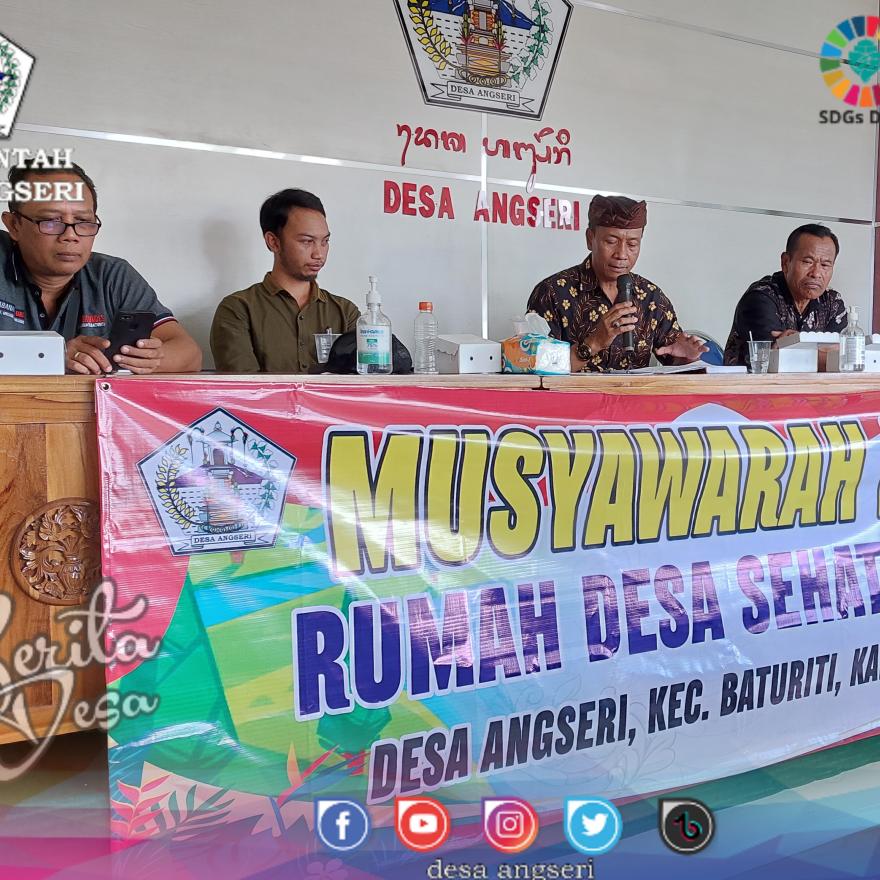 Pemerintah Desa Angseri melaksanakan kegiatan Rembug Rumah Desa Sehat (RDS)